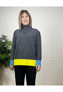 Jersey unicolor gris