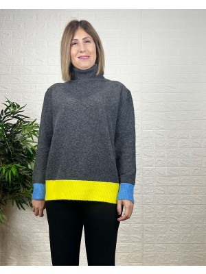 Jersey unicolor gris