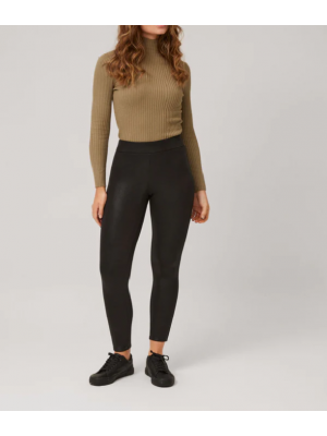 Leggins térmico efecto piel negro