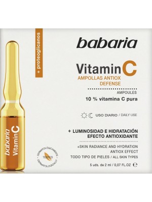 Ampollas rostro  vitamina C babaria