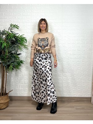 Falda laon camel