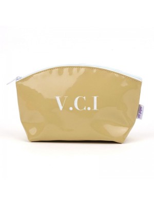 Neceser shopper gloss beige personalizado