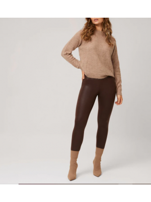 Leggins térmico efecto piel chocolate