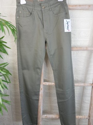 Pantalon largo verde caqui