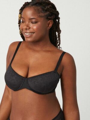 Sujetador 10005 negro. Aro sin relleno