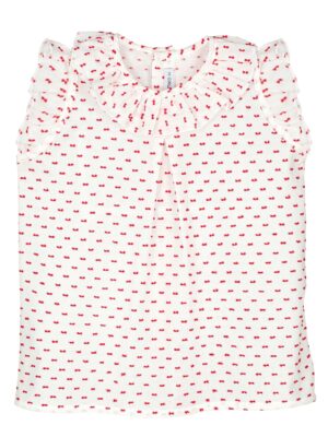 Camisa plumeti sin mangas rojo