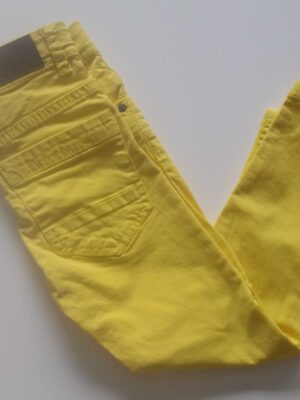 Pantalón largo sarga amarillo