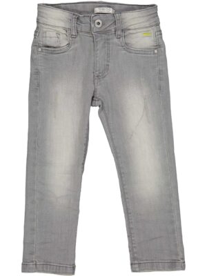 Pantalón denim gris algodón