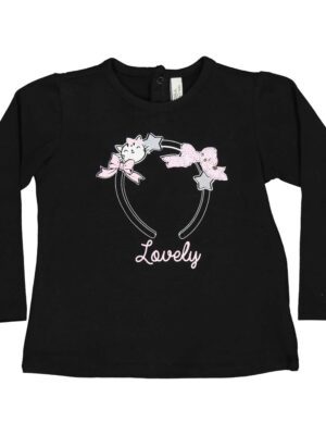 Camiseta lovely negra