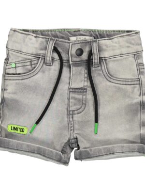 Pantalón corto gris desgastado limited