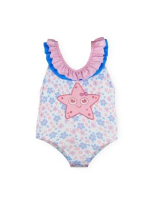 Bañador estrella rosa