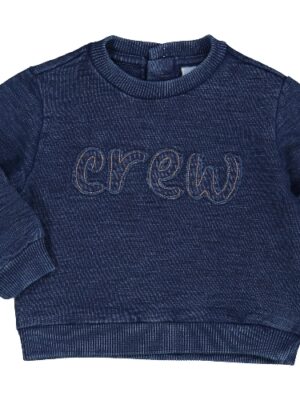 Sudadera crew denim