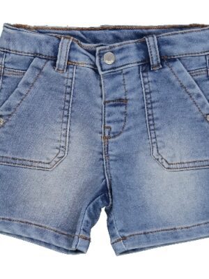 Bermuda denim bolsillo cuadrado