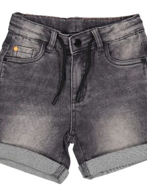 Bermuda gris detalles naranjas