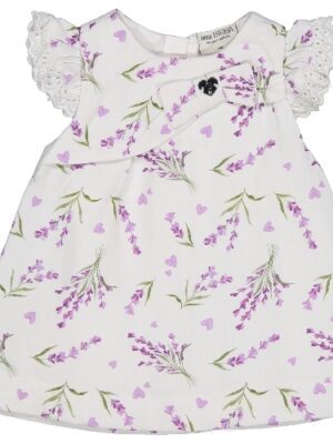 Vestido flores lila
