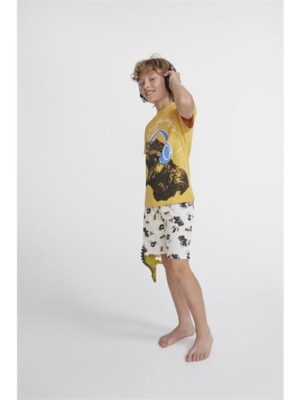 Pijama corto feodisc amarillo