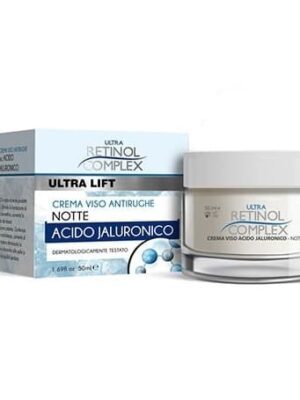 Crema facial noche antiarrugas ácido hialurónico