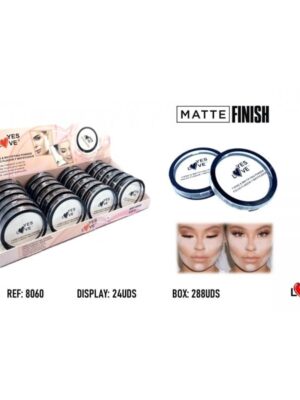 Polvo fijador y matificador