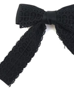 Lazo negro encaje