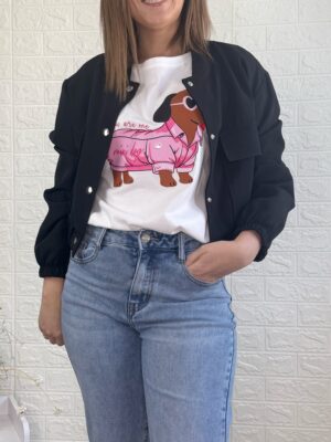 Bomber Claud negra