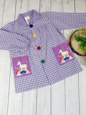 Bata unicornios lila