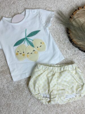 Conjunto bombacho limones