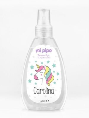 Agua colonia personalizada unicornio