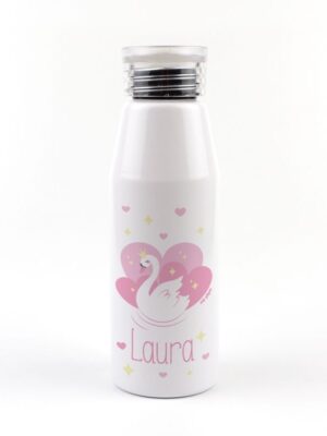 Botella aluminio cisne 500ml