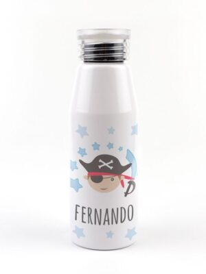 Botella aluminio pirata 500ml