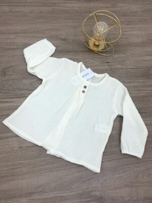 Camisa Gasa puck natural