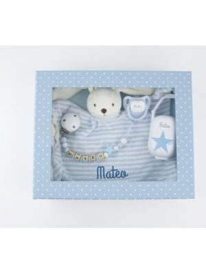 Cajita Baby Born Deluxe Azul Personalizada