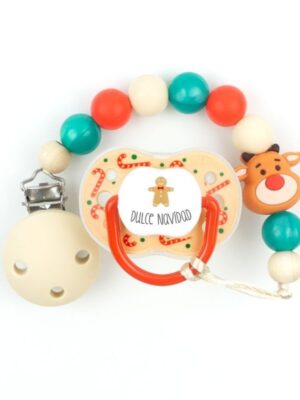 Cajita chupete bastones + cadena