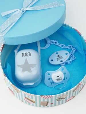 Cajita mis imprencindibles azul personalizada
