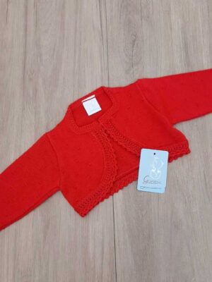 Bolero rojo ondas