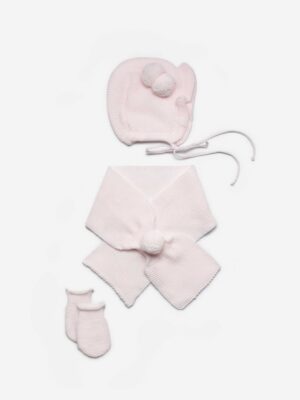 Conjunto lin cruzada tres piezas rosa