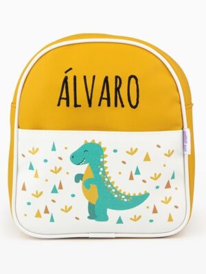 Mochina dinosaurio mostaza