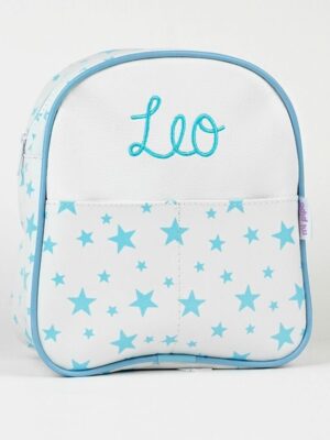 Mochila estrellas azul