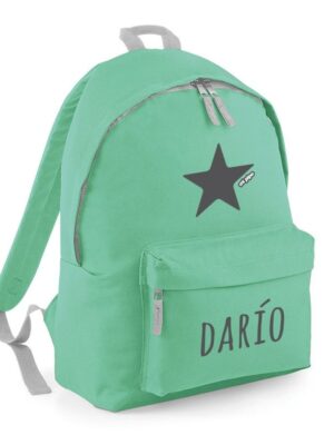 Mochila junior menta personalizada