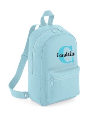 Mochila medium inicial azul (elegir color mochila)