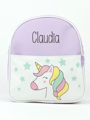 Mochila unicornio personalizada