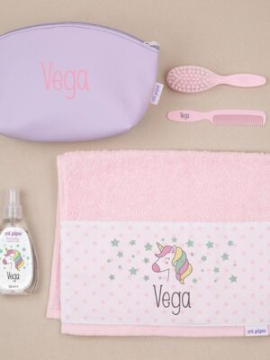 Pack neceser guardo unicornio