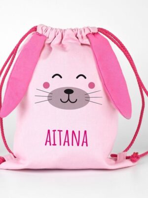 Petate zoo conejito rosa