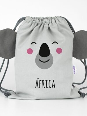 Petate zoo koala gris