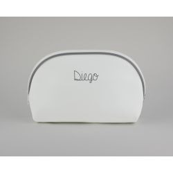 Neceser polipiel gris personalizado