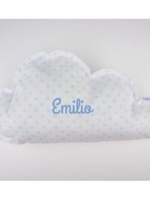 Cojín Nube Azul Handmade Personalizado