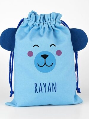 Saquito zoo oso azul