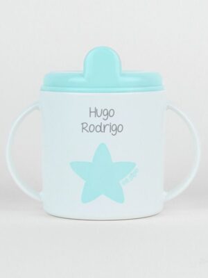 Taza estrella azul +9m personalizada