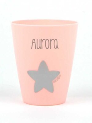 Vasito rosa personalizado
