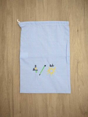 Bolsa guarde vichy celeste