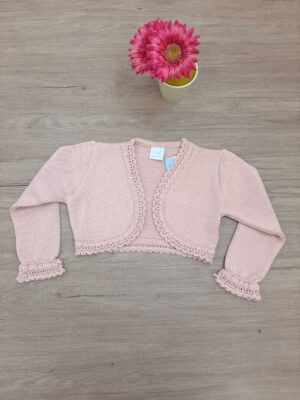 Bolero rosa palo abierto